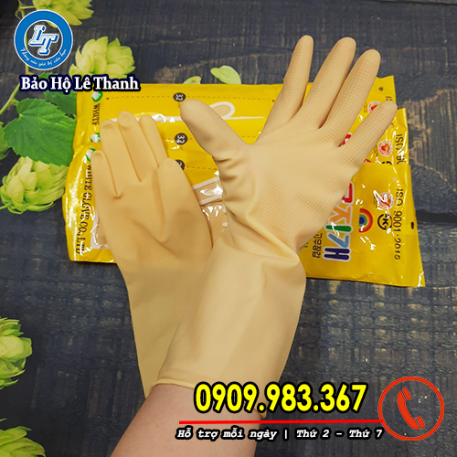 đông cầu vồng - găng tay chống hóa chất dầu mỡ gt đông cầu vồng