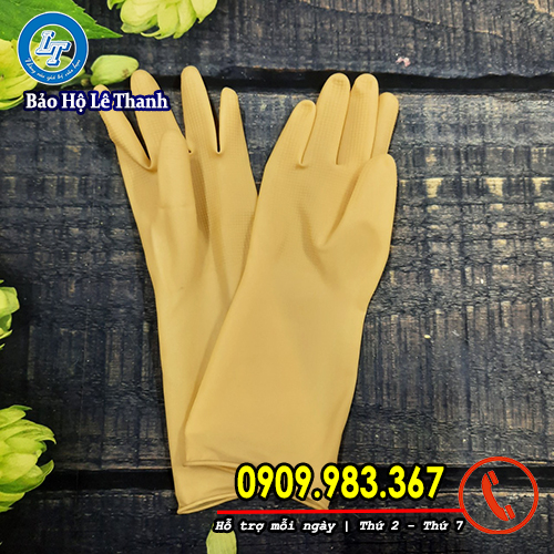 đông cầu vồng - găng tay chống hóa chất dầu mỡ gt đông cầu vồng