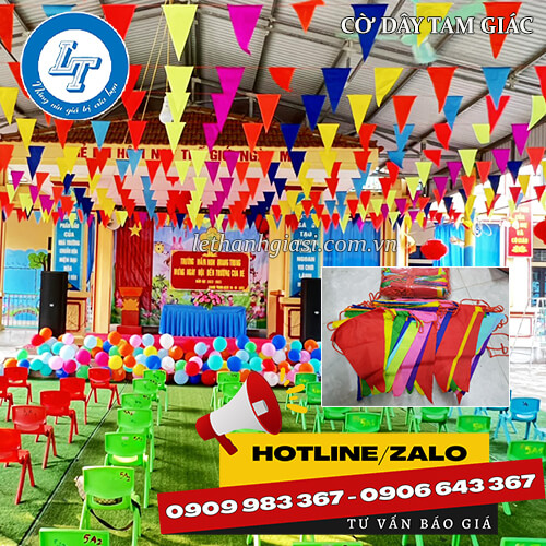 cờ dây tam giác trang trí giá sỉ 3 cờ dây tam giác trang trí giá sỉ 3