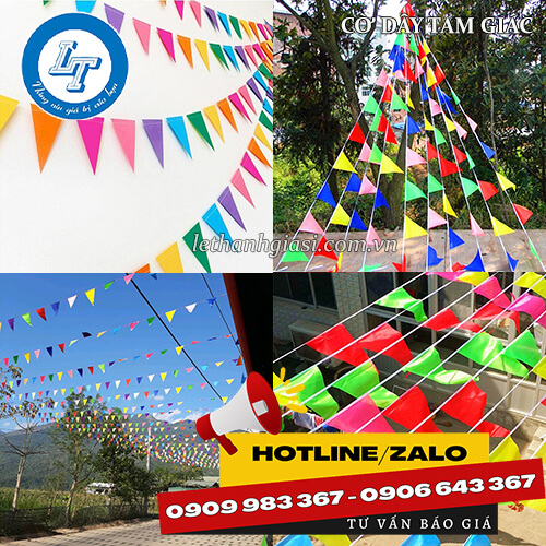 cờ dây tam giác trang trí giá sỉ 5 cờ dây tam giác trang trí giá sỉ 5