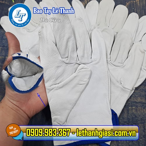 đặt mua găng tay da cừu dùng trong công nghiệp găng tay da cừu