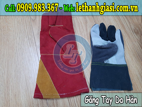 găng tay da hàn sử dụng phổ biến trong cơ khí, đóng tàu da hàn