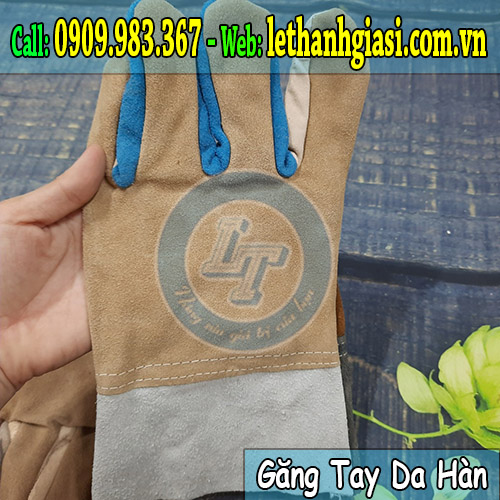 găng tay da hàn sử dụng phổ biến trong cơ khí, đóng tàu da hàn
