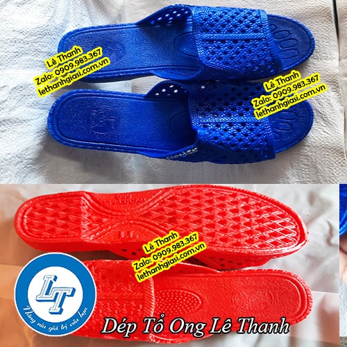 dép tổ ong xanh, đỏ đế gai bán keo ký dép tổ ong xanh, đỏ đế gai bán keo ký