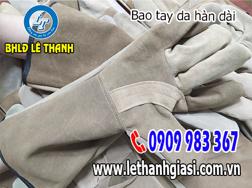 Găng tay da hàn dài Găng tay da hàn dài