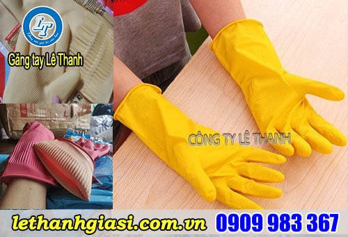 Bỏ mối găng tay cao su Nam Long dùng rửa chén Găng tay cao su Nam Long
