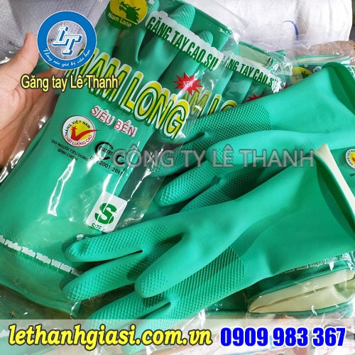 Bỏ mối găng tay cao su Nam Long dùng rửa chén Găng tay cao su Nam Long