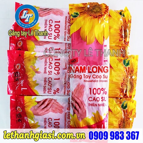 Bỏ mối găng tay cao su Nam Long dùng rửa chén Găng tay cao su Nam Long