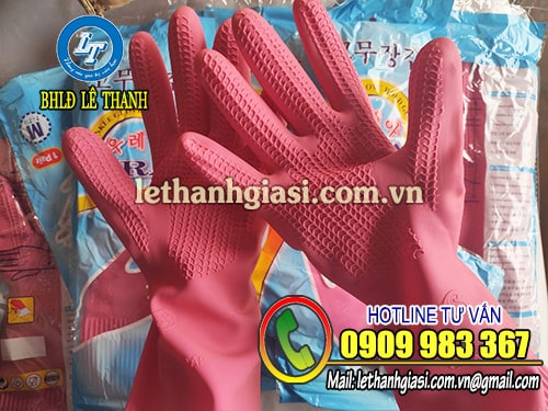 Công ty bán găng tay cao su bảo hộ giá rẻ Găng tay cao su Ura hàn quốc