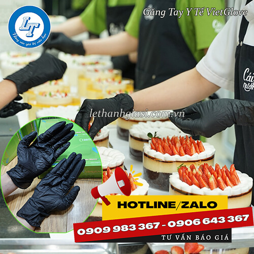 Găng tay y tế Vietglove giá rẻ màu đen 3 Găng tay y tế Vietglove giá rẻ màu đen 3
