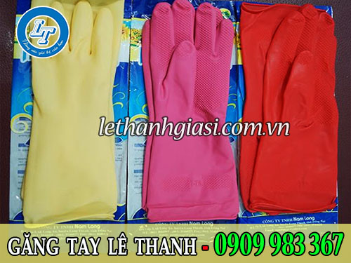 Găng tay cao su đông cầu vồng giá rẻ số 1 TPHCM Găng tay cao su đông cầu vồng nhiều màu sắc