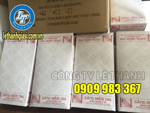 Găng tay kiểm tra dùng trong y tế nhiều size, giá siêu sỉ rẻ Găng tay kiểm tra y tế