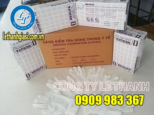 Găng tay kiểm tra dùng trong y tế nhiều size, giá siêu sỉ rẻ Găng tay kiểm tra y tế