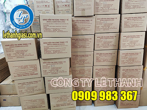 Găng tay kiểm tra dùng trong y tế nhiều size, giá siêu sỉ rẻ thùng găng tay kiểm tra y tế