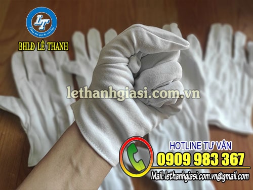 Cơ sở cắt may găng tay vải, bao tay len theo yêu cầu Găng tay vải cotton