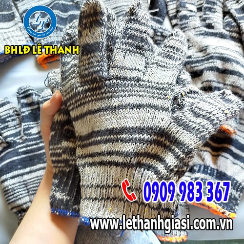 Găng tay len muối tiêu 50g