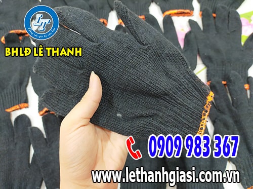 Găng tay len xám đen