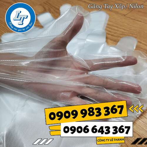 găng tay nilon, găng tay xốp giá sỉ mua bao rẻ 2 găng tay nilon, găng tay xốp giá sỉ mua bao rẻ 2