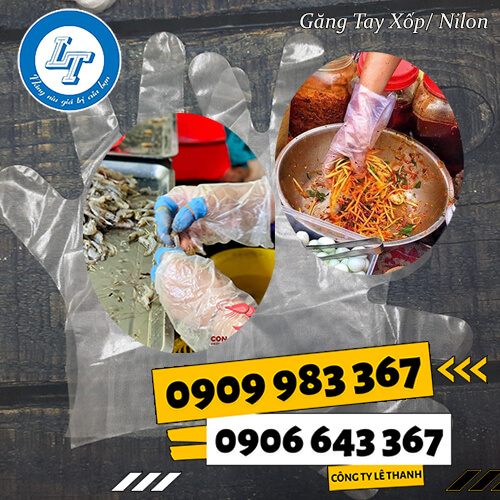 găng tay nilon, găng tay xốp giá sỉ mua bao rẻ 4 găng tay nilon, găng tay xốp giá sỉ mua bao rẻ 4