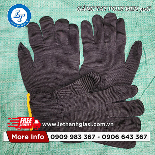 găng tay len poly màu đen 50g giá sỉ giá rẻ cạnh tranh 2 găng tay len poly màu đen 50g giá sỉ giá rẻ cạnh tranh 2