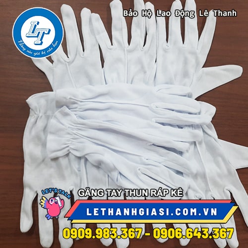 Lấy sỉ găng tay ráp kẻ thun trắng Hàn Quốc Lấy sỉ găng tay ráp kẻ thun trắng Hàn Quốc