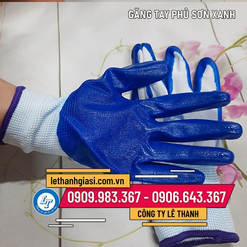 phân phối găng tay thun phủ sơn xanh giá sỉ phân phối găng tay thun phủ sơn xanh giá sỉ