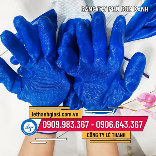 phân phối găng tay thun phủ sơn xanh giá sỉ phân phối găng tay thun phủ sơn xanh giá sỉ