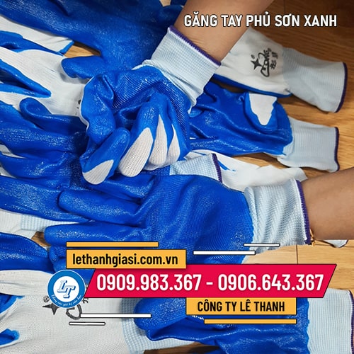 phân phối găng tay thun phủ sơn xanh giá sỉ phân phối găng tay thun phủ sơn xanh giá sỉ