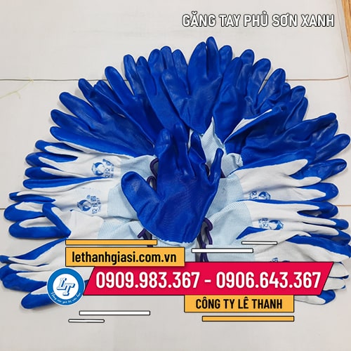 phân phối găng tay thun phủ sơn xanh giá sỉ phân phối găng tay thun phủ sơn xanh giá sỉ