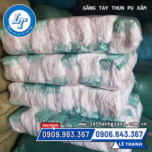 báo giá sỉ găng tay thun phủ pu xám báo giá sỉ găng tay thun phủ pu xám