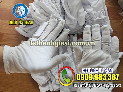 Cơ sở cắt may găng tay vải, bao tay len theo yêu cầu Găng tay vải thun T9