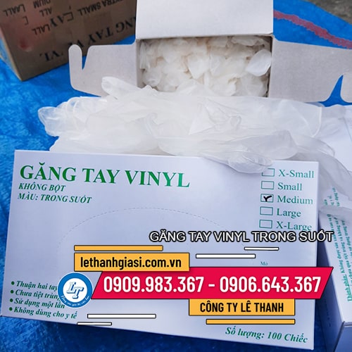 bỏ sỉ găng tay y tế Vinyl không bột bỏ sỉ găng tay y tế Vinyl không bột