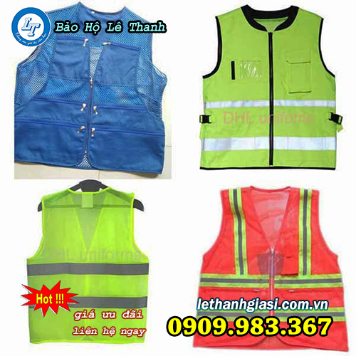 đặt mua áo phản quan gile trong xây dựng, làm việc đêm gile phản quang