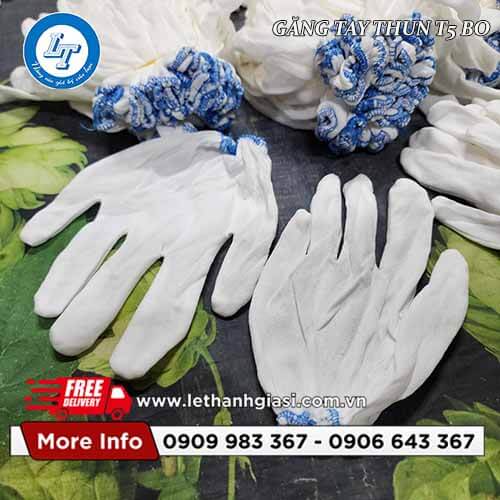 găng tay thun trắng giá sỉ T5 bo cổ tay 1 găng tay thun trắng giá sỉ T5 bo cổ tay 1