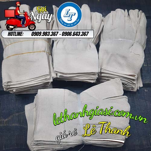 phân phối giá sỉ găng tay vải bạt trắng phân phối giá sỉ găng tay vải bạt trắng