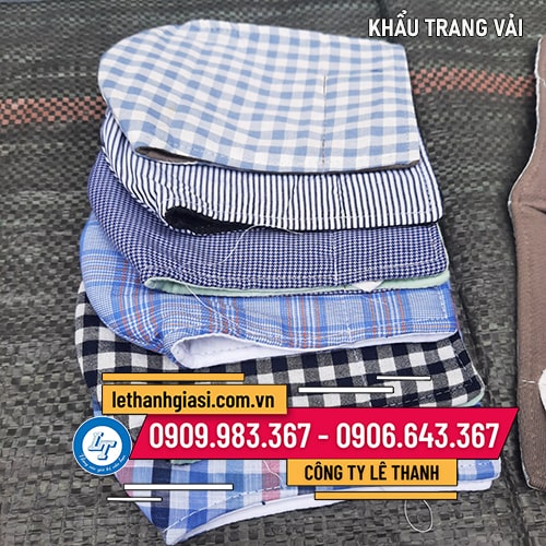 KHẨU TRANG VẢI giá sỉ chống nắng 2 lớp KHẨU TRANG VẢI giá sỉ chống nắng 2 lớp