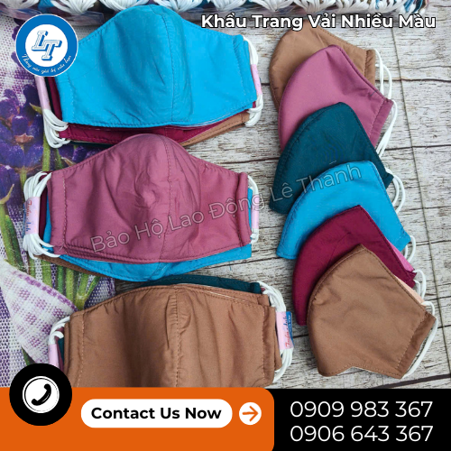 khẩu trang vải thời trang nhiều màu, giá sỉ tận kho 4 khẩu trang vải thời trang nhiều màu, giá sỉ tận kho 4