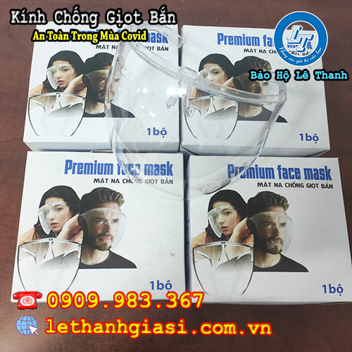 kính chống giọt bắn chống bụi, chống vi khuẩn tuyệt đối mặt nạ