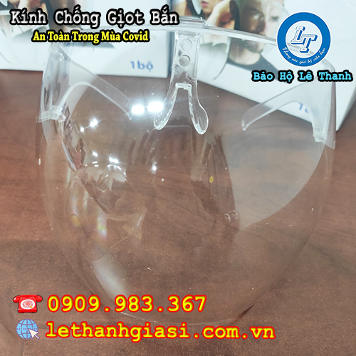 kính chống giọt bắn chống bụi, chống vi khuẩn tuyệt đối mặt nạ