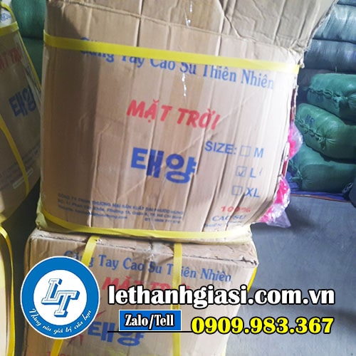 găng tay cao su mặt trời viền vân chống trơn tuột găng tay cao su mặt trời viền vân chống trơn tuột