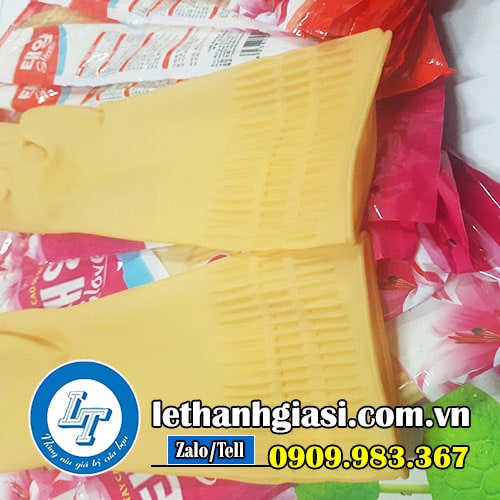 găng tay cao su mặt trời viền vân chống trơn tuột găng tay cao su mặt trời viền vân chống trơn tuột