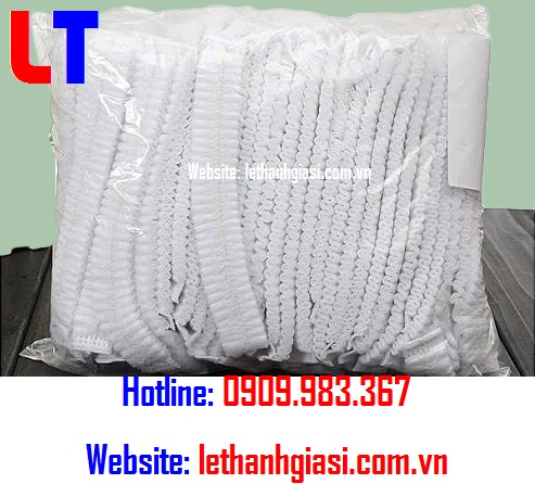 nón trùm đầu con sâu màu trắng