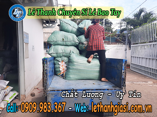 găng tay len muối tiêu đồ bảo hộ lao động hữu ích len muối tiêu