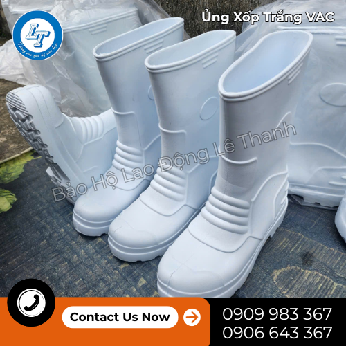 nguồn cung mạnh ủng xốp trắng VAC giá rẻ sản xuất 3 nguồn cung mạnh ủng xốp trắng VAC giá rẻ sản xuất 3