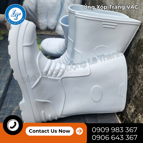 nguồn cung mạnh ủng xốp trắng VAC giá rẻ sản xuất 4 nguồn cung mạnh ủng xốp trắng VAC giá rẻ sản xuất 4