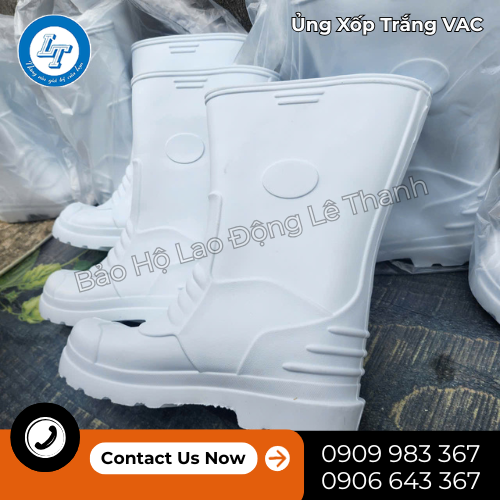 nguồn cung mạnh ủng xốp trắng VAC giá rẻ sản xuất 1 nguồn cung mạnh ủng xốp trắng VAC giá rẻ sản xuất 1