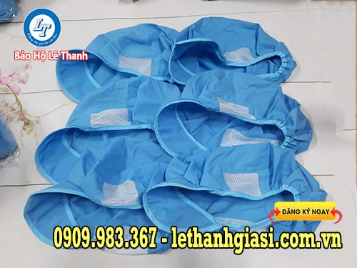 nón trùm tóc công nhân thấm hút, không bết tóc nón công nhân