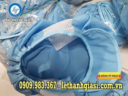 nón trùm tóc công nhân thấm hút, không bết tóc nón công nhân