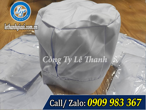 Nón đầu bếp màu trắng giá sỉ rẻ Nón đầu bếp màu trắng