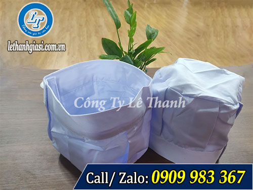 Nón đầu bếp màu trắng giá sỉ rẻ Nón đầu bếp màu trắng